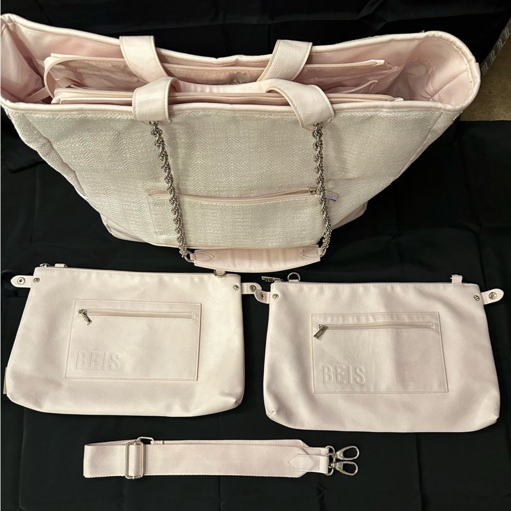 **SOLD** BÉIS The Everyday Tote in SAKURA PINK — Limited Edition and Rare! - Picture 2 of 16
